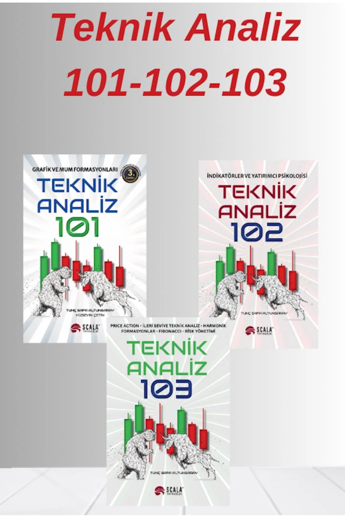 teknik analiz 101+ 102 +103=(3kitap) Fiyatı, Yorumları ve Özellikleri