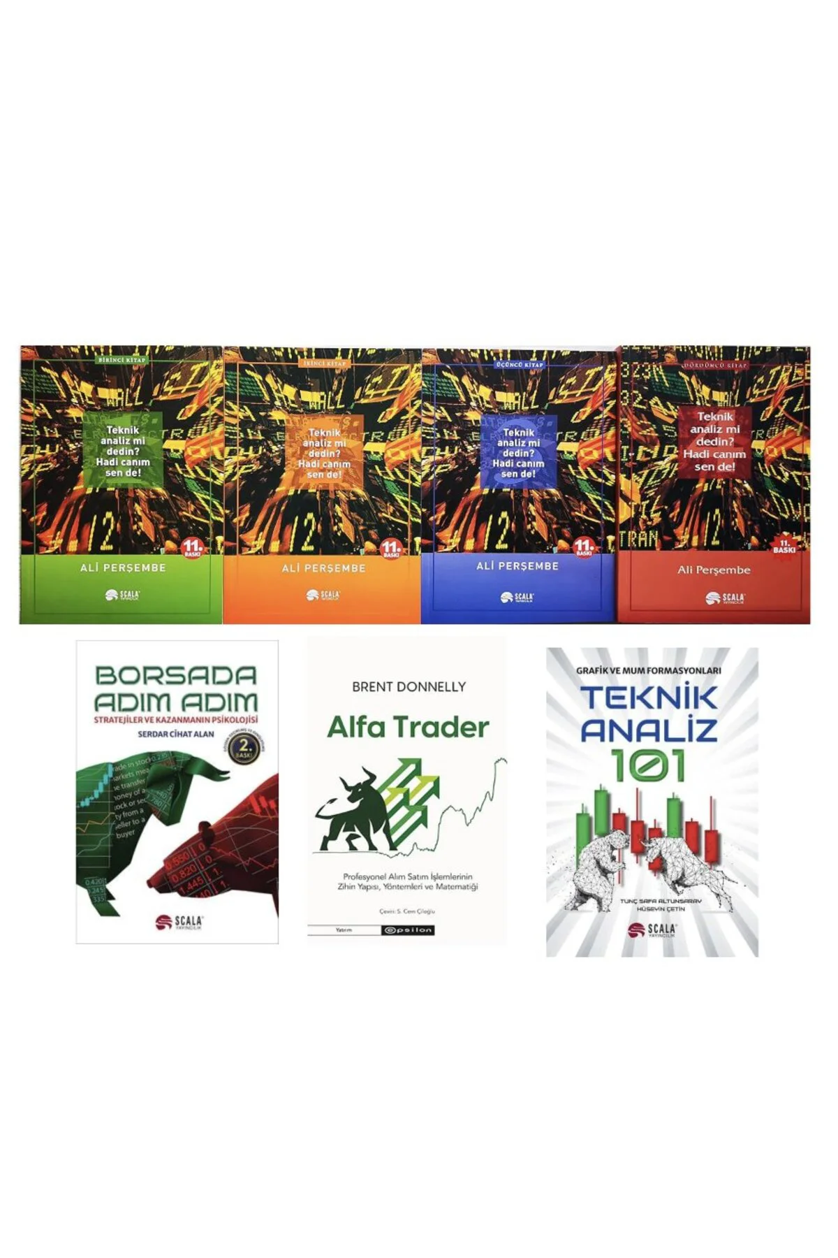 teknik analiz mi dedin hadi canim sen de( 4 set) + borsada adim adim + alfa trader + teknik analiz Fiyatı, Yorumları ve Özellikleri