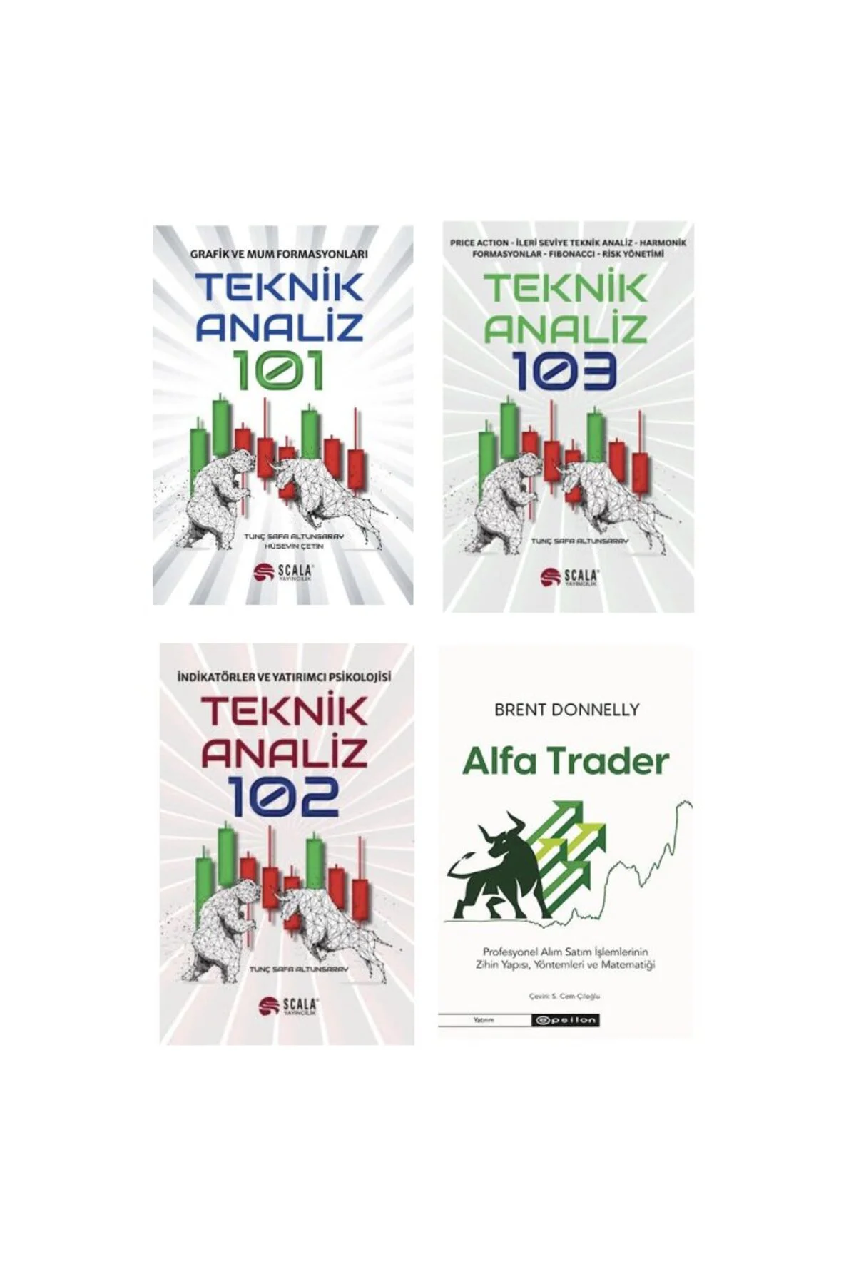 teknik analiz(grafik ve mum formasyonlari)1,2,3+alfa trader=(4kitap) Fiyatı, Yorumları ve Özellikleri