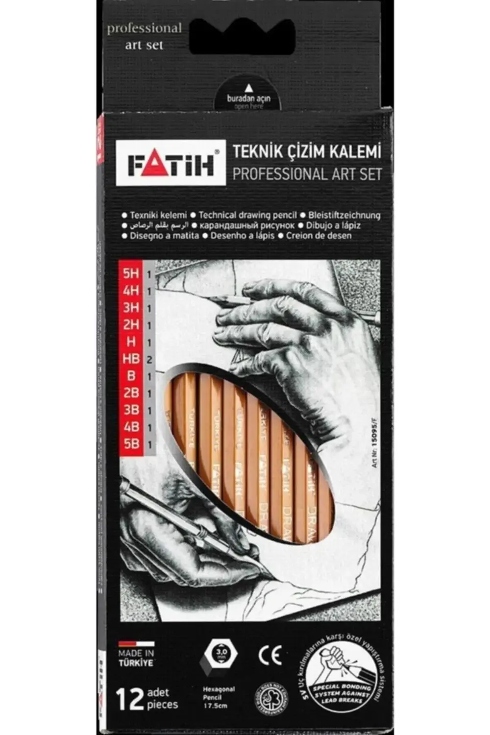 Teknik Çizim Kalemi Profesyonel Set