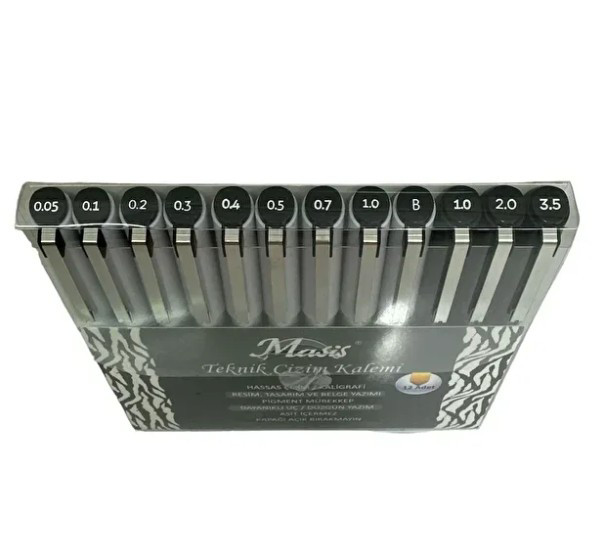 Masis Teknik Çizim Seti 12'Li Set