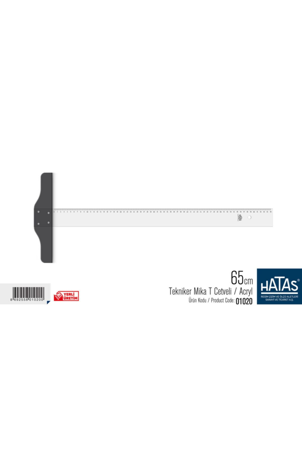Hatas Tekniker T Cetveli (Plastik) 01020 65 Cm