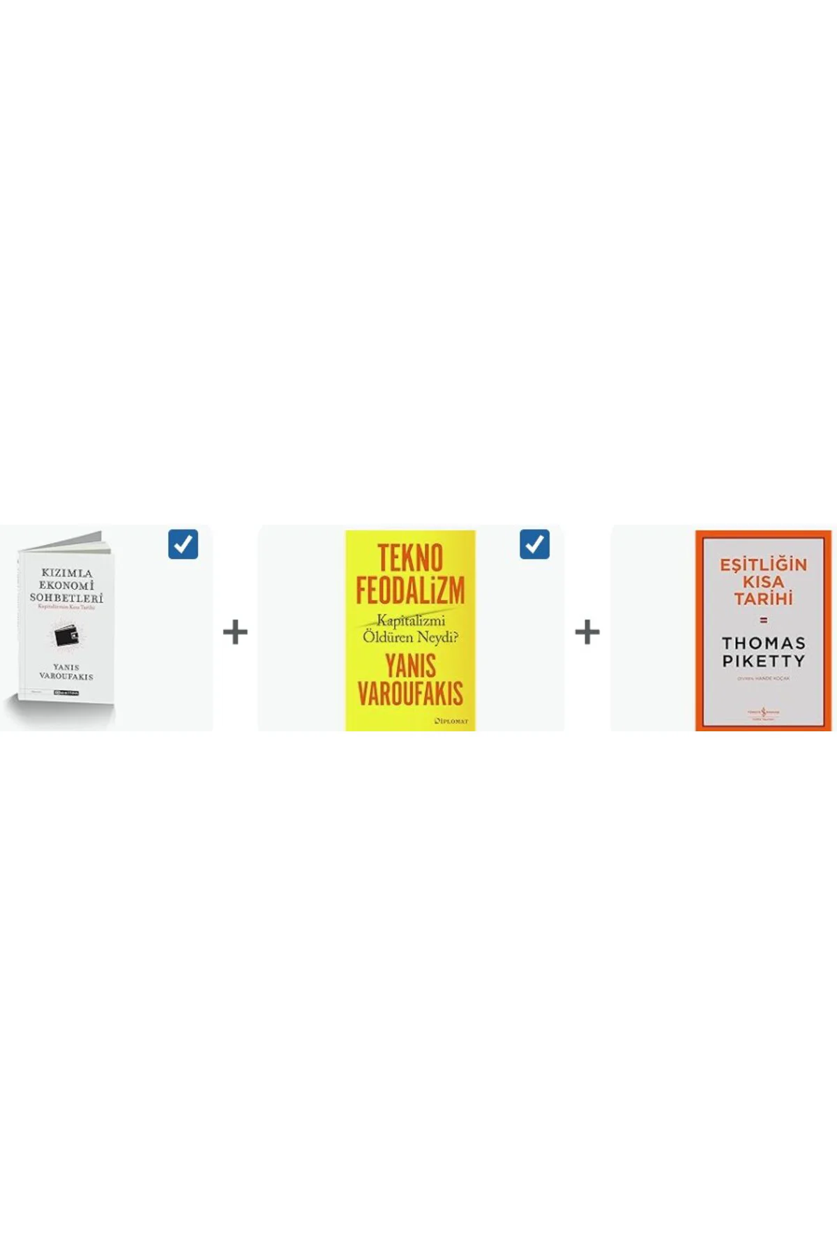 tekno feodalizm+esitligin kisa tarihi +kizimla ekonomi sohbetleri=(3kitap)