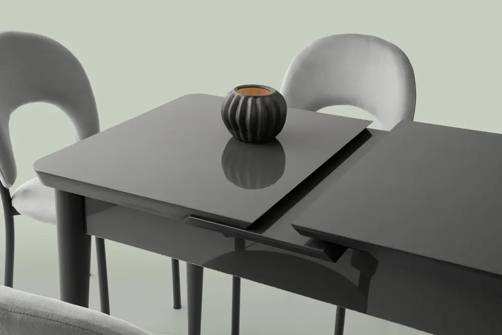 Tekno Hilal MDF Açılır Mutfak Masa Sandalye Takımı 60x100