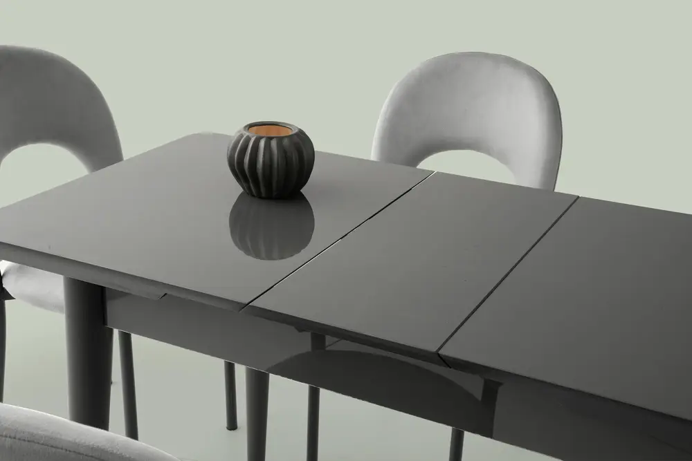 Tekno Hilal MDF Açılır Mutfak Masa Sandalye Takımı 60x100