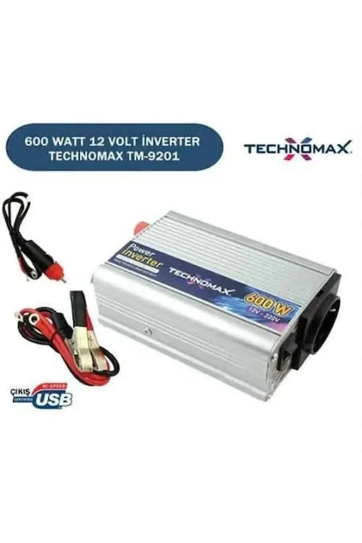 Teknomax 600w İnverter Dönüştürücü