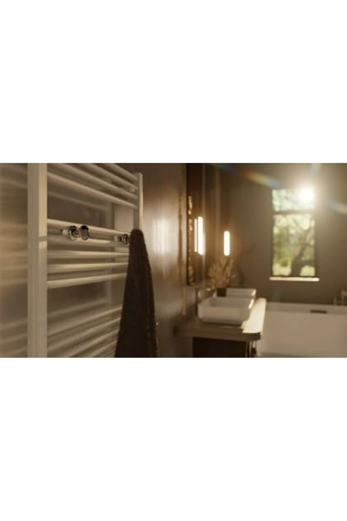 TeknoSell Havlupan Radyatör Askısı, Banyo Askısı, Bornoz Askısı,