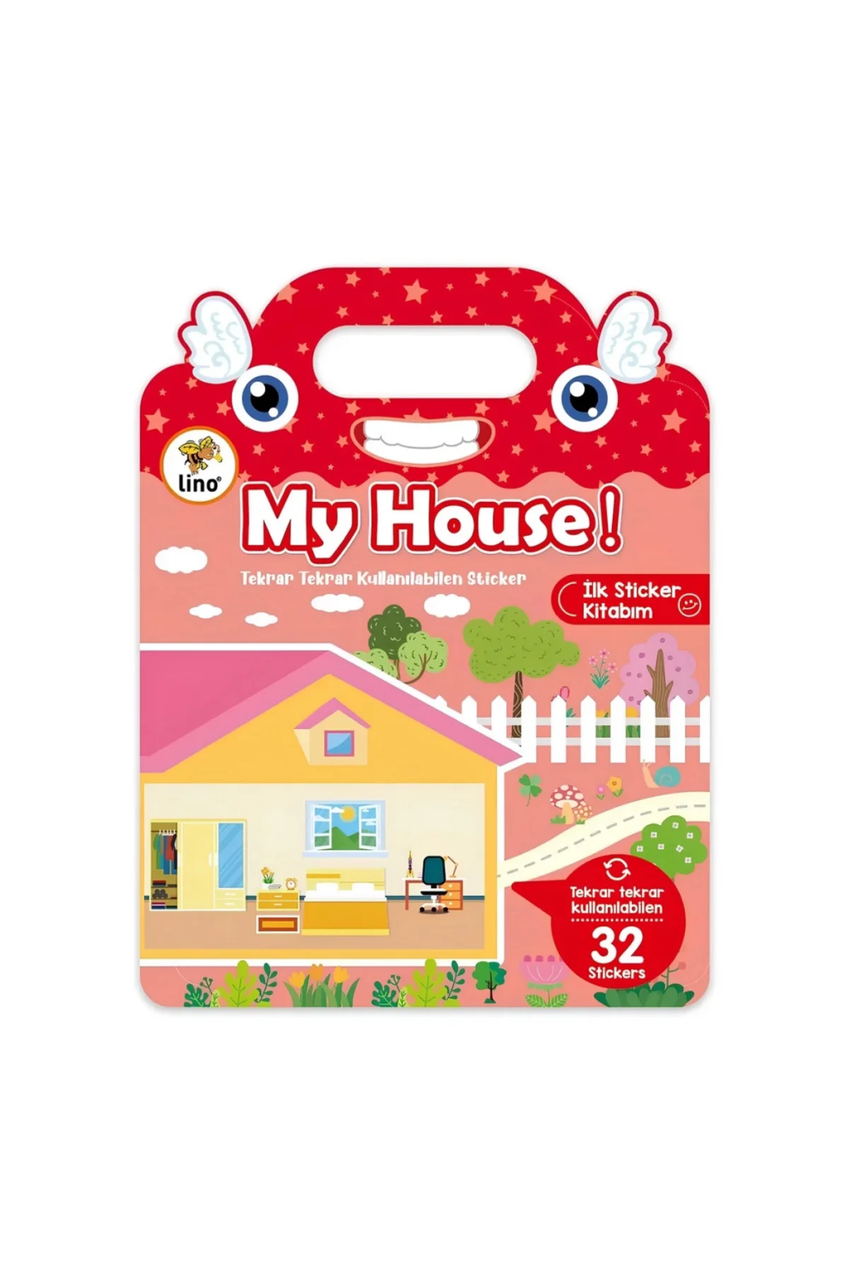 Tekrar Kullanılabilen İlk Sticker Kitabım My House