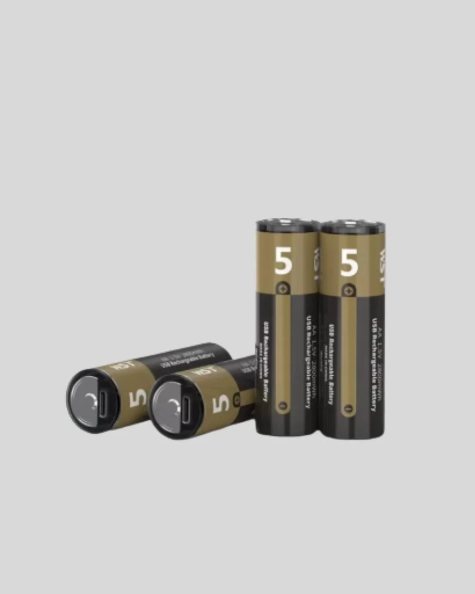 Tekrar Şarj Edilebilir AA Pil USB Type-C 1.5V - 1000+ Döngü