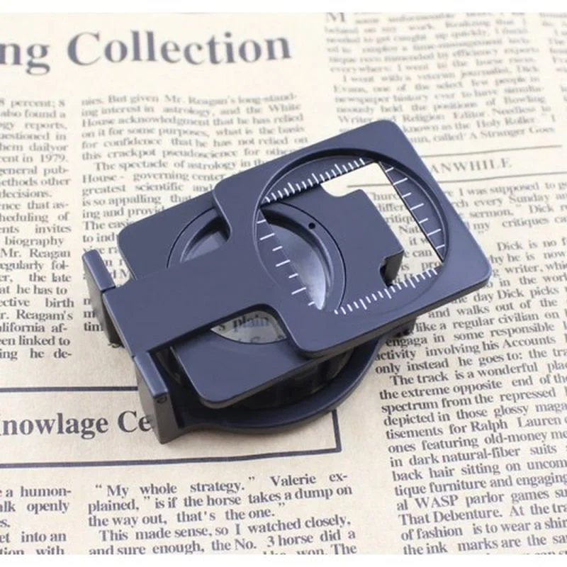 Tekstilciler Için Kumaş Kontrolü Büyüteç Katlanan Metal 15X Büyütme Tekstilciler Için Kumaş Kontrolü Büyüteç Katlanan Metal 15X Büyütme