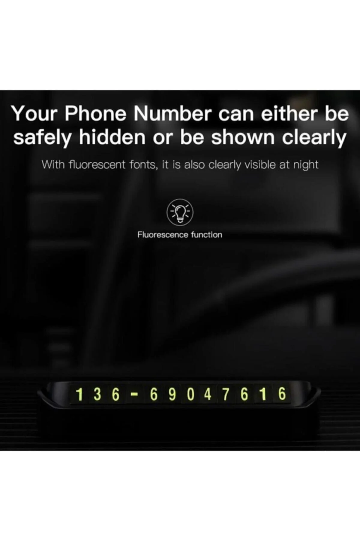 Tel Fosforlu Araç Içi Numaratör