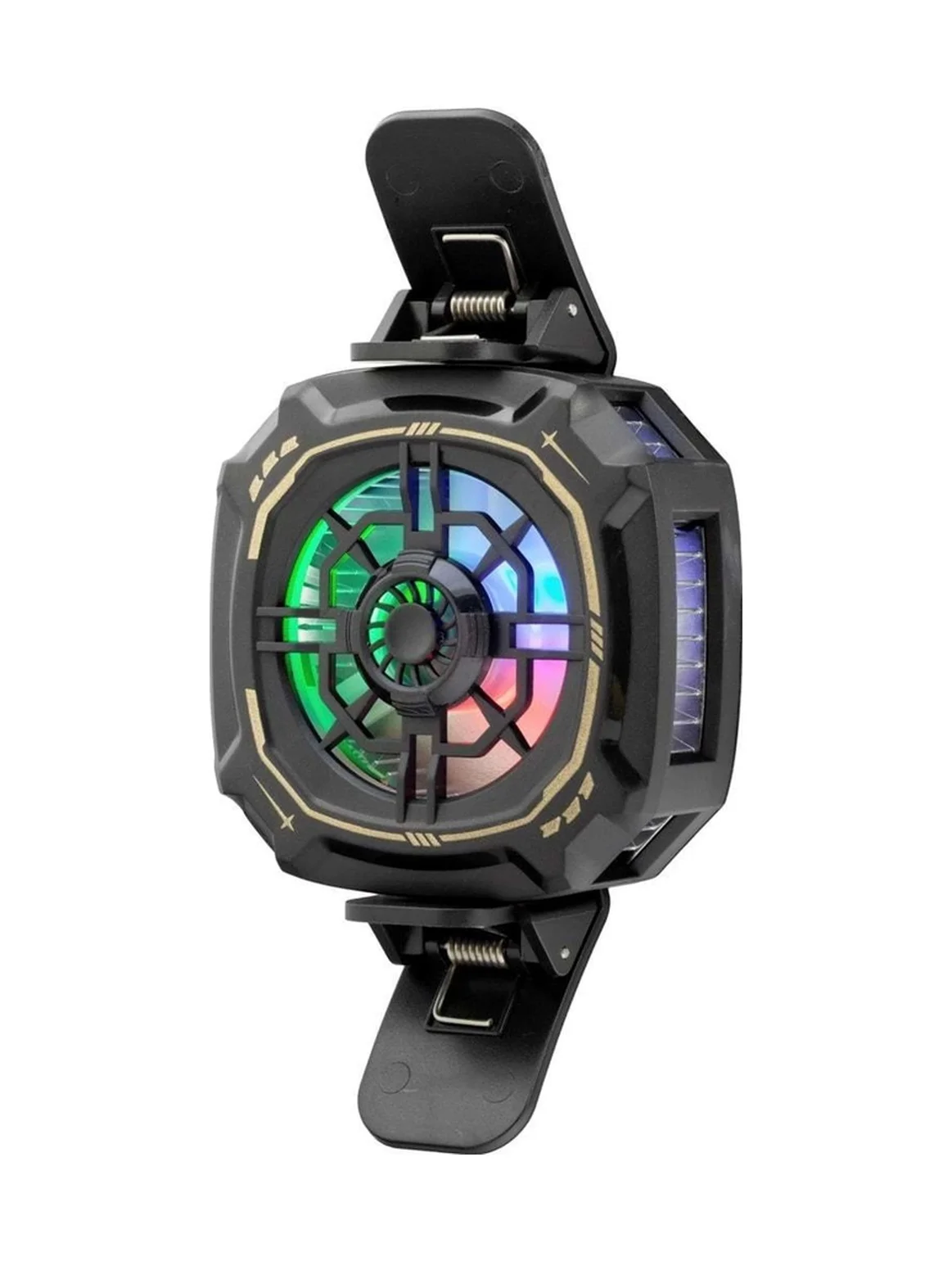 Telefon Buz Soğutucu Fan Mıknatıs Ve Klips Rgb Siyah Hdx4381
