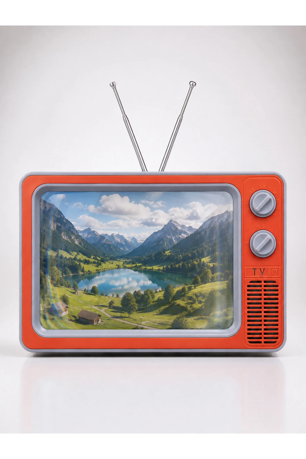 Telefon İçin 12 İnç Ekran Büyütücü Retro Televizyon Tasarımı HD Film İzleme Katlanabilir Stand Telefon İçin 12 İnç Ekran Büyütücü Retro Televizyon Tasarımı HD Film İzleme Katlanabilir Stand - Görsel 5