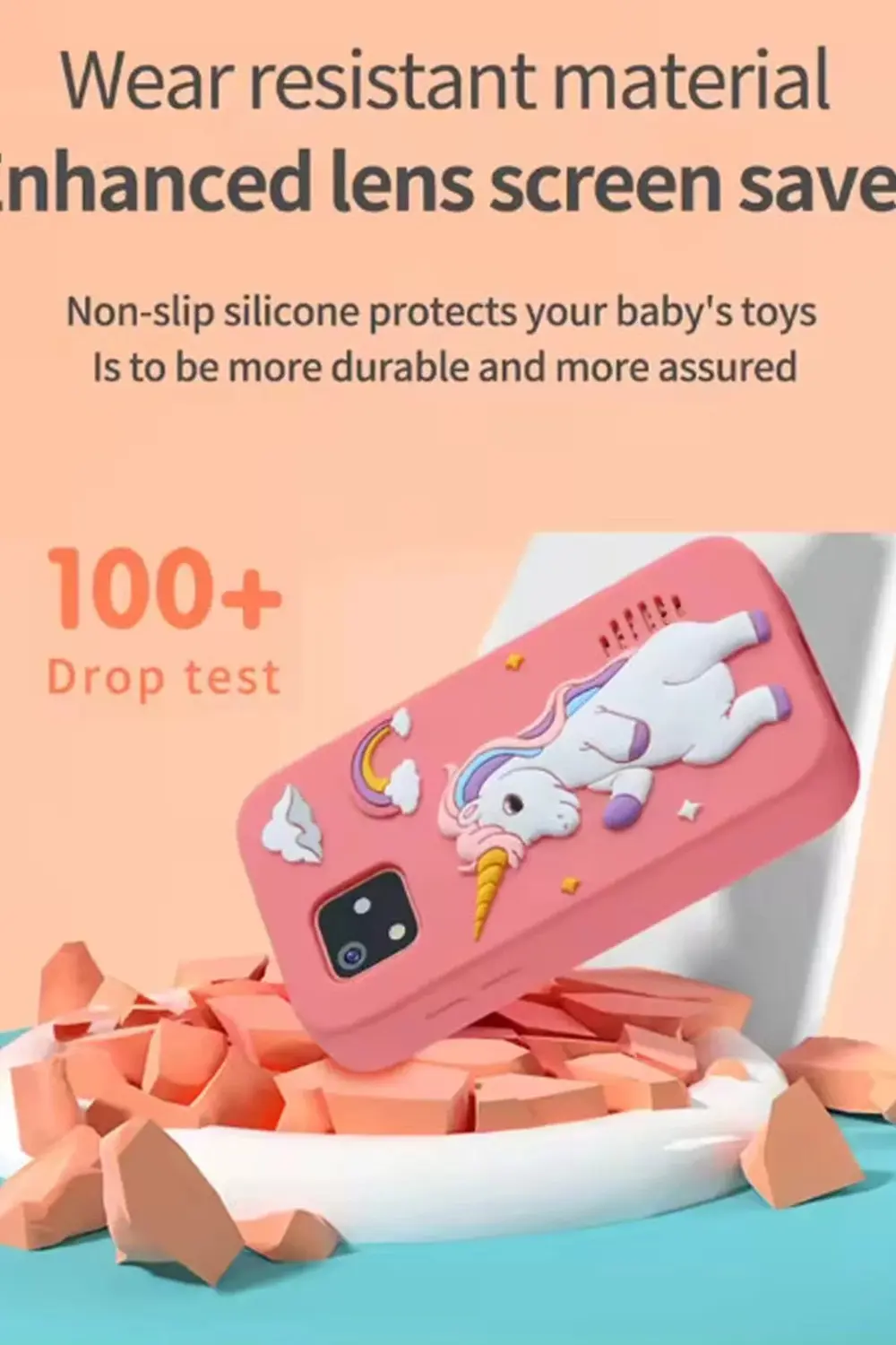 Telefon Modelli Çocuk Dijital Fotoğraf Makinası Çift Kameralı Dok