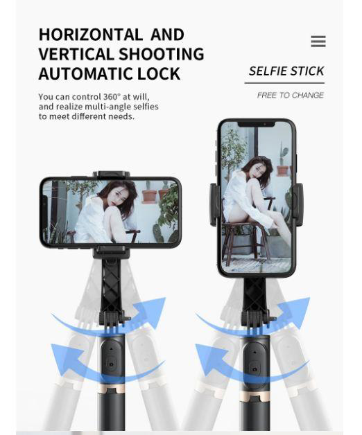 Telefon Sabitleyici Gimbal Deklanşör İos Android Destekli