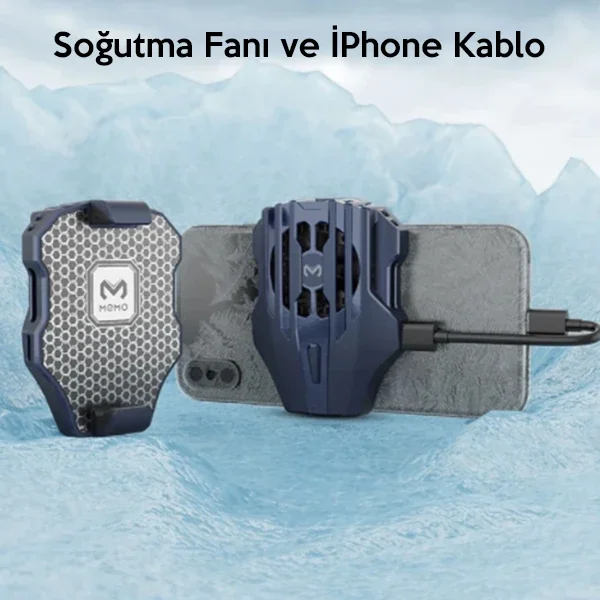 Telefon Soğutucu Fanı – iPhone Lightning USB-C 7500 RPM 5V