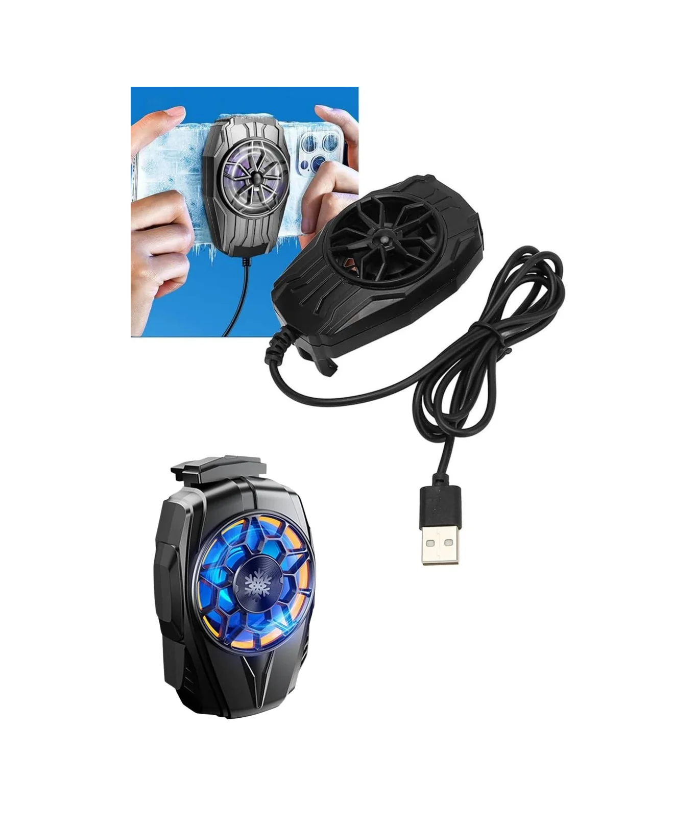 Telefon Soğutucu Fan Güçlü Motor Radyatör Cep Telefon Soğutma - Lisinya