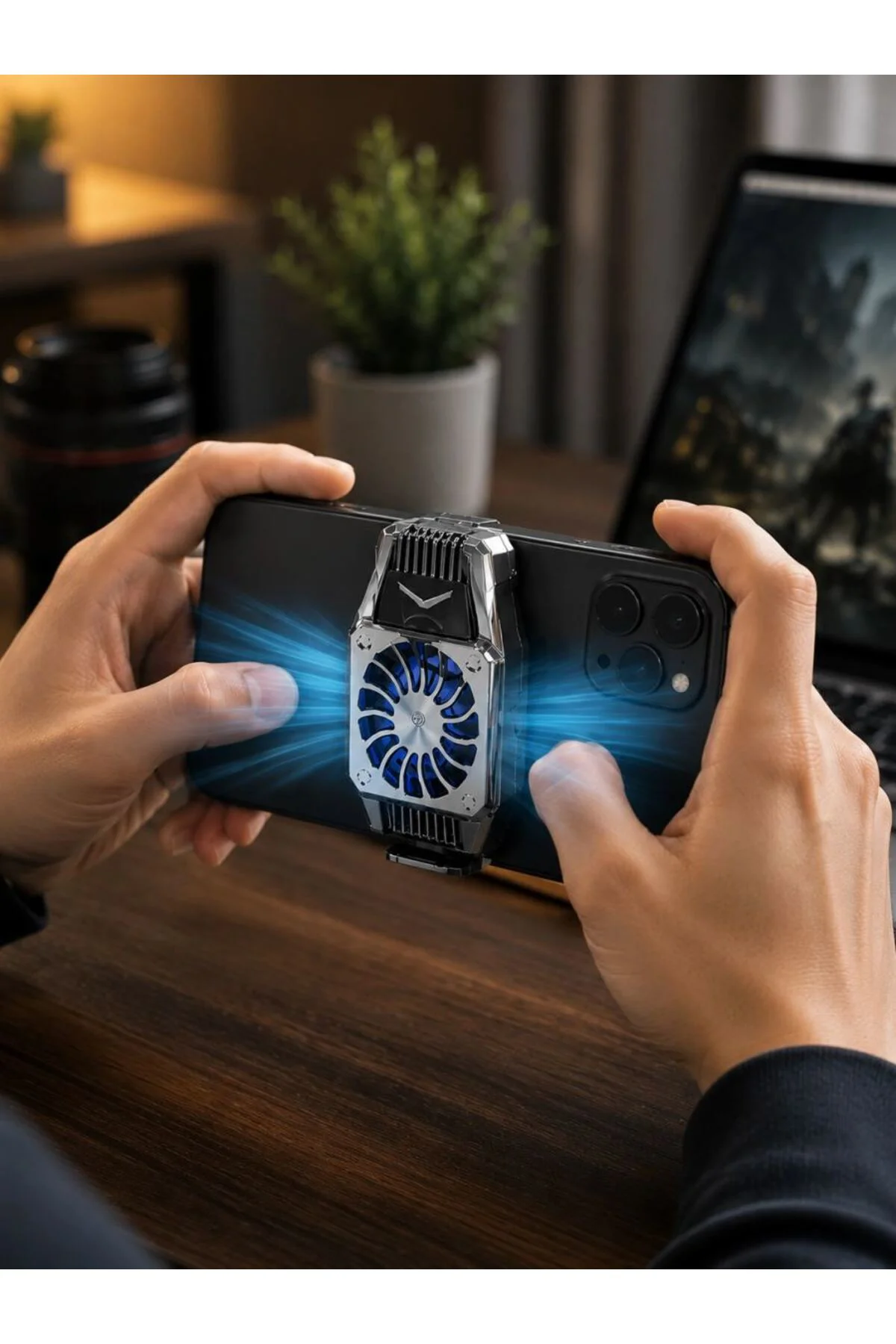 Telefon Soğutucu Fan Güçlü Hava Akışı İle Etkili Soğutma