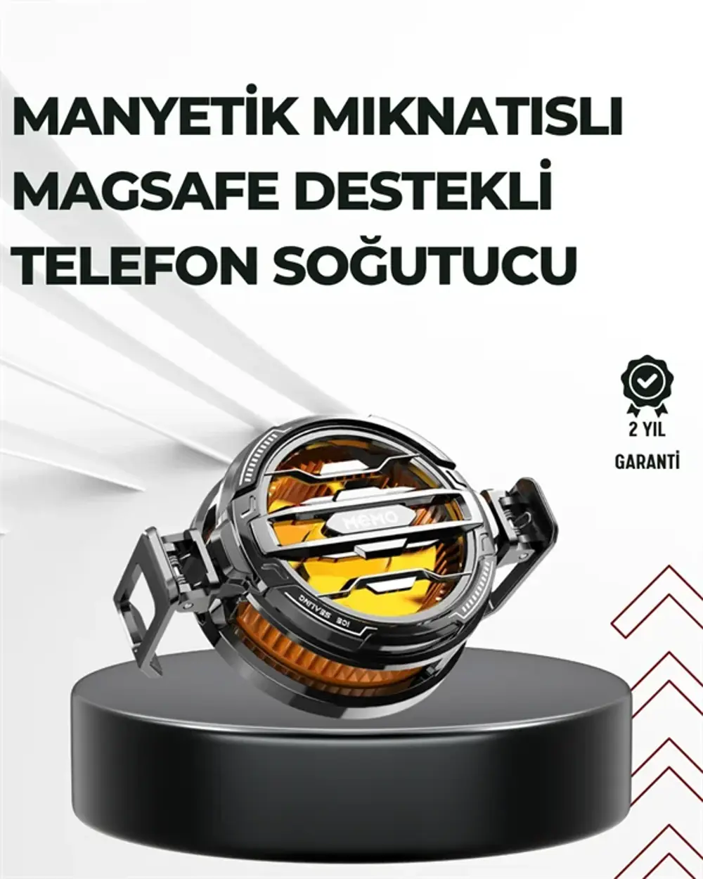 Telefon Soğutucu | LED Işık Efektli | Power Aparatlı | Sessiz ve