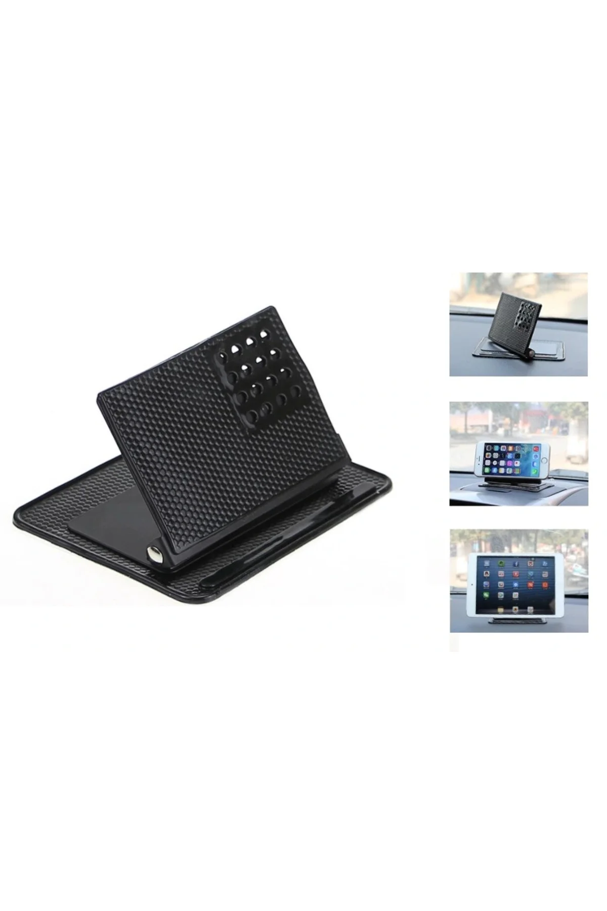 Telefon - Tablet - Navigasyon Tutucu 360 Oynar Kaydırmaz Stand Telefon - Tablet - Navigasyon Tutucu 360 Oynar Kaydırmaz Stand