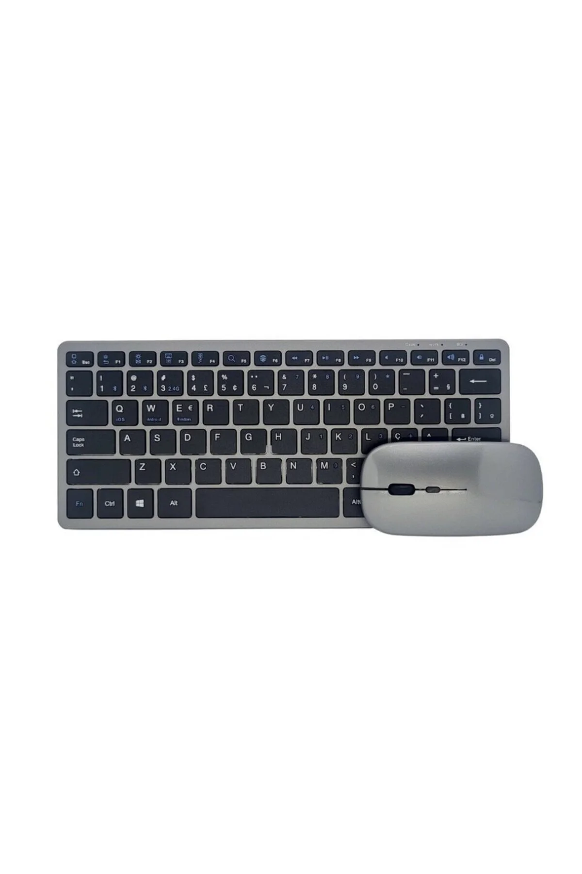 Telefon Tablet ve Bilgisayar Uyumlu Kablosuz Klavye Mouse Kombini - STEPCO5350-9379 - Görsel 5