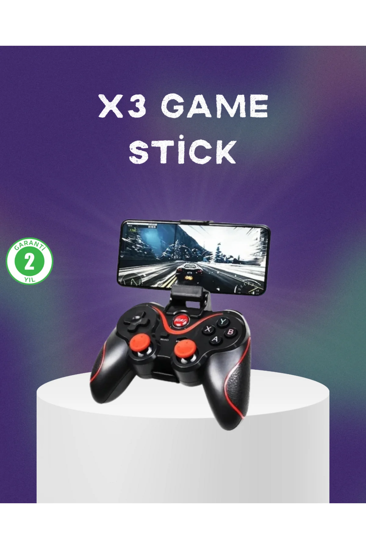 Telefon, Tablet ve PC İçin Çok Fonksiyonlu Bluetooth Gamepad