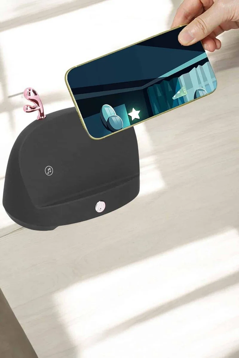 Telefon Tutuculu Akıllı Hoparlör - Kablosuz Yüksek Ses, 3W Stereo Ses