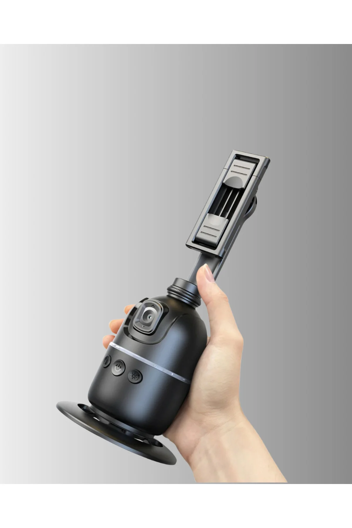 Telefon Ve Kamera Uyumlu 360° Otomatik Takipli Akıllı Masa Tripodu