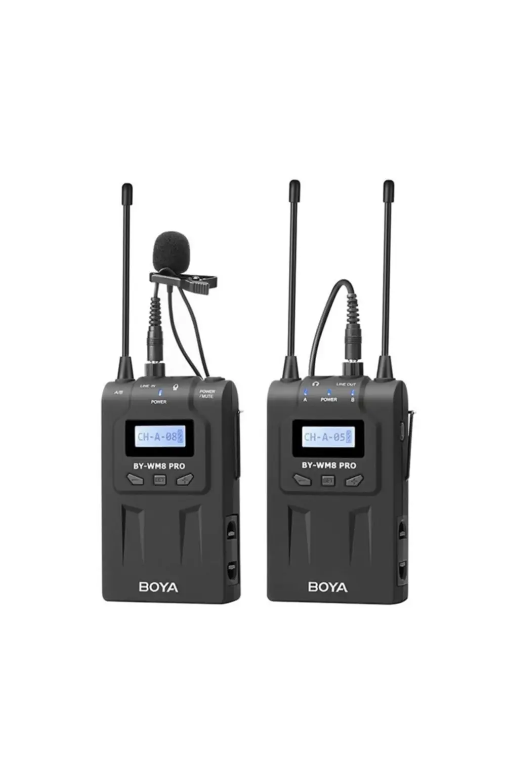 Telefonlara Özel Wm8 Kablosuz Pro K1 Tekli Yaka Mikrofonu