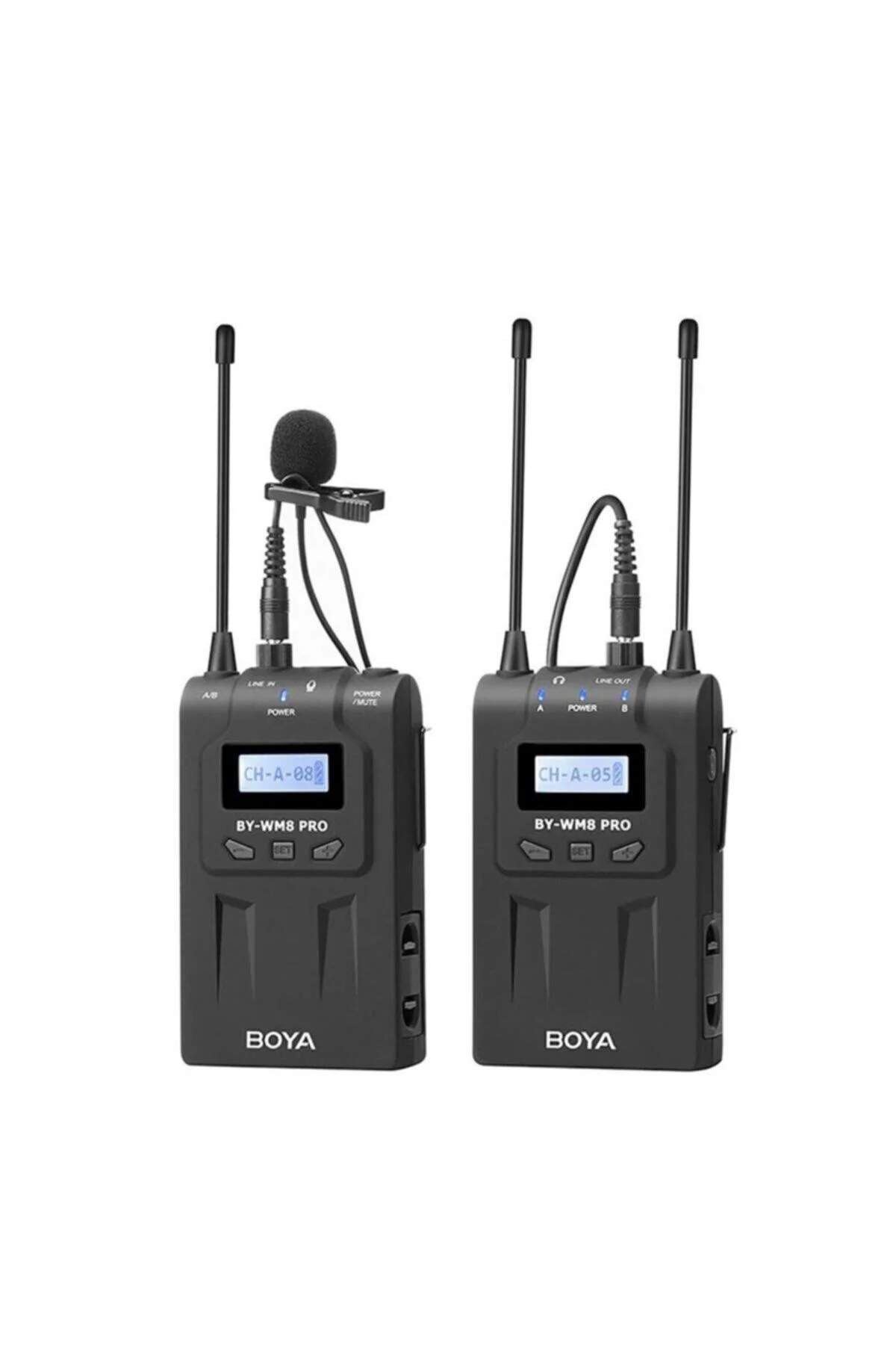Telefonlara Özel Wm8 Kablosuz Pro K1 Tekli Yaka Mikrofonu