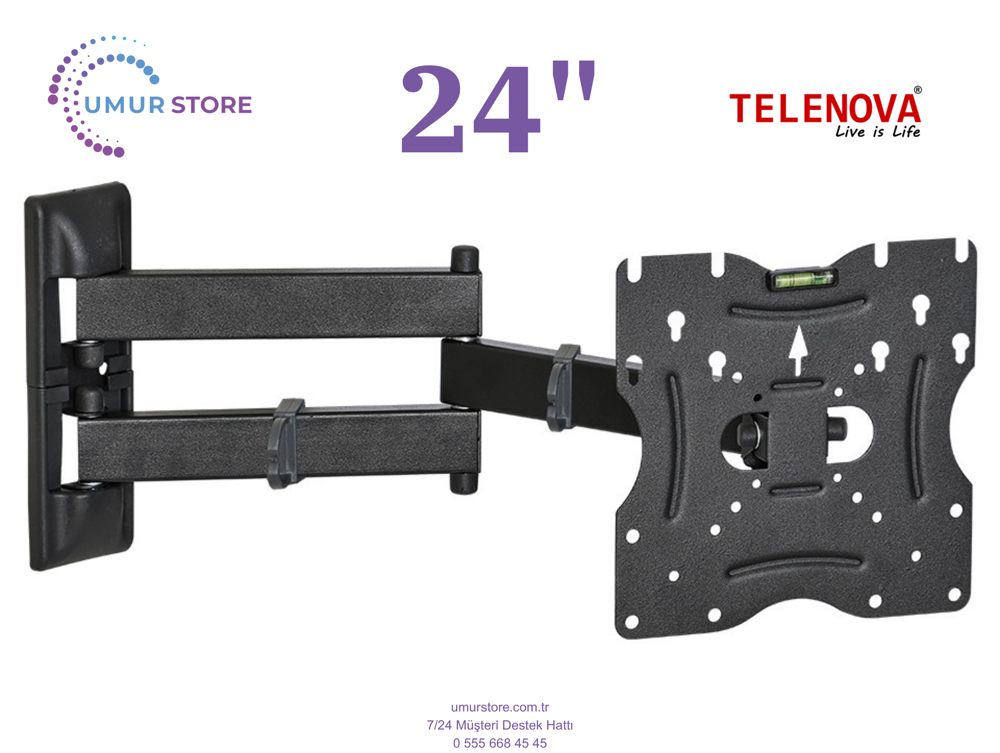 Telenova Revo24d 24 inç / 22”- 49” Lcd Led Televizyon Hareketli D Telenova Revo24d 24 inç / 22”- 49” Lcd Led Televizyon Hareketli D