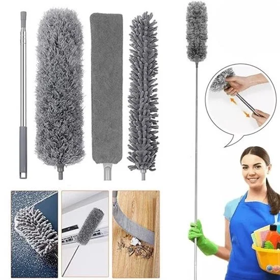 Teleskopik 3'lü Mop Toz Alma Püskülü Çok Fonksiyonlu Temizlik Seti Bx40 Teleskopik 3'lü Mop Toz Alma Püskülü Çok Fonksiyonlu Temizlik Seti Bx40