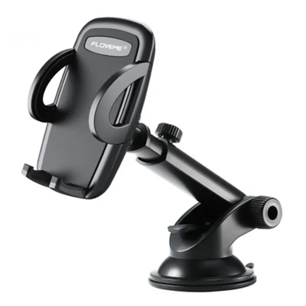 Teleskopik Araba Telefon Tutucu 360° Döner Vantuzlu - 3.8"-6.5" Universal