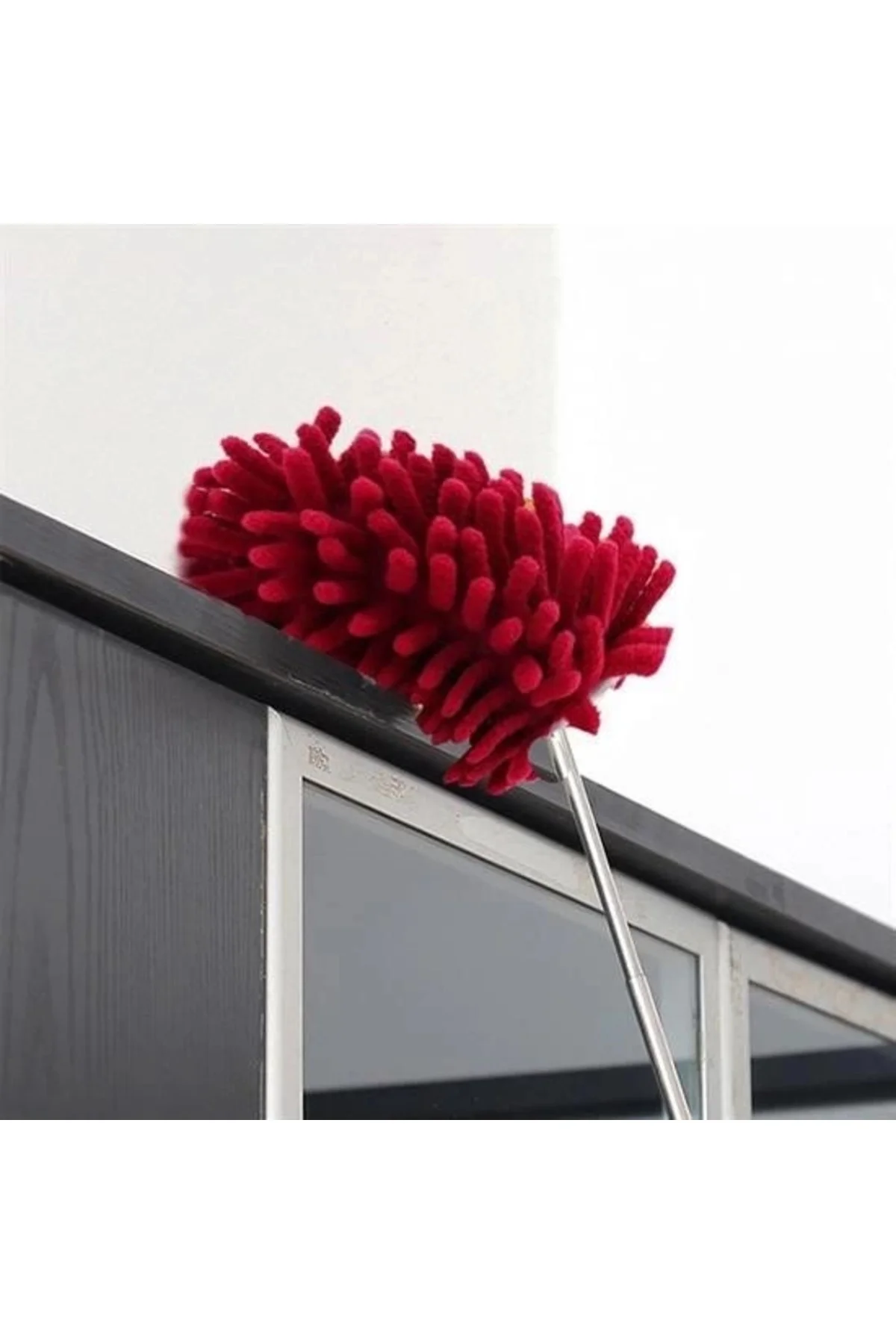 Teleskopik Mikrofiber Pratik Uzayabilen Toz Alma Fırçası Aparatı