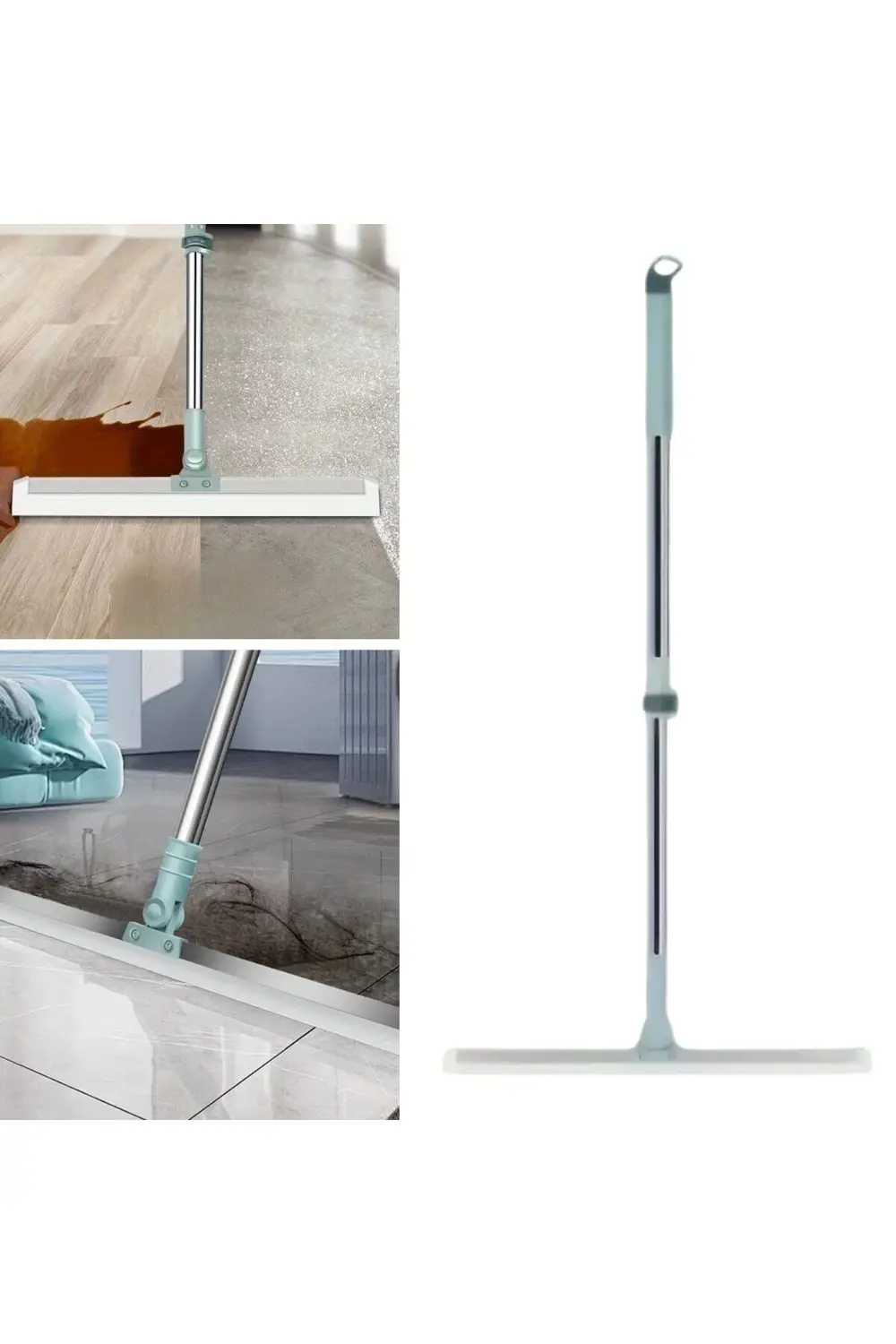 ® Teleskopik Oynar Başlıklı Cam,Zemin Silme Aparatı Çekçek