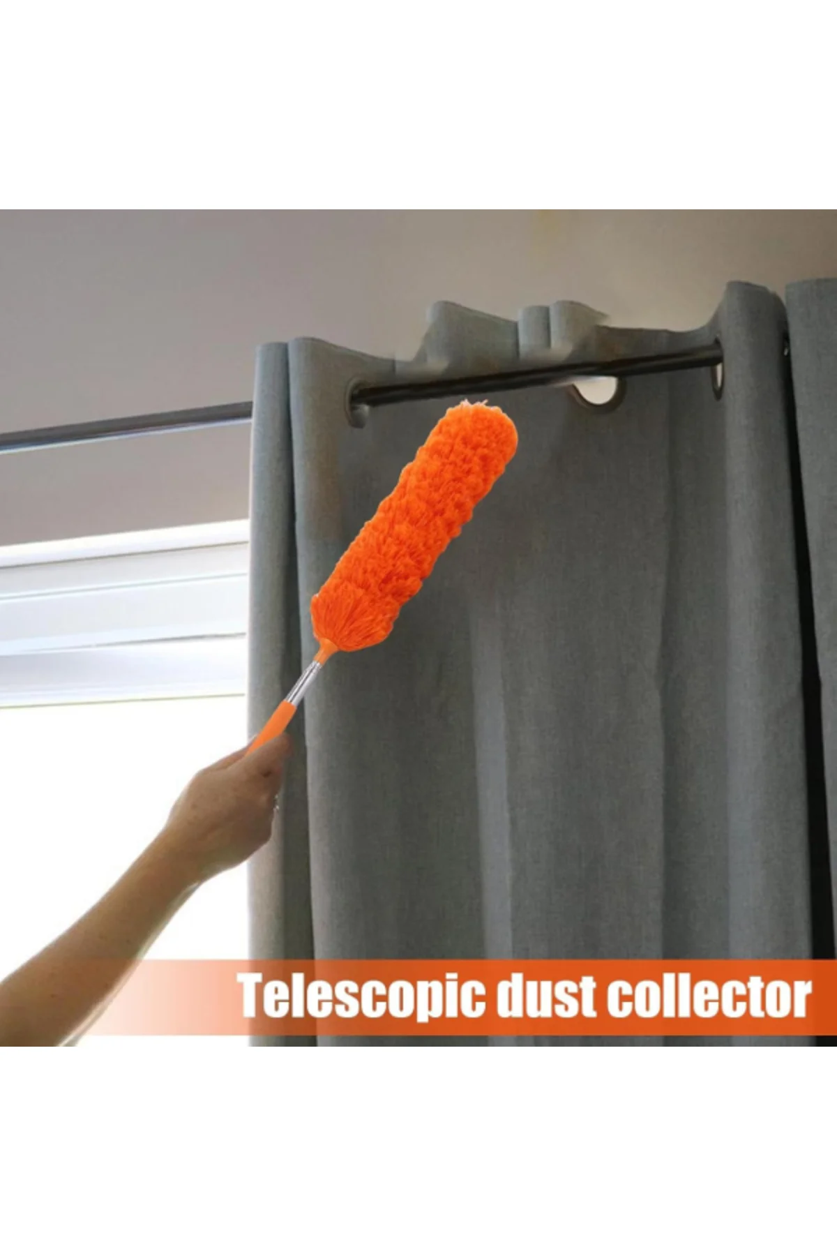 Teleskopik Saplı Mikrofiber Toz Püskülü Teleskopik Saplı Mikrofiber Toz Püskülü