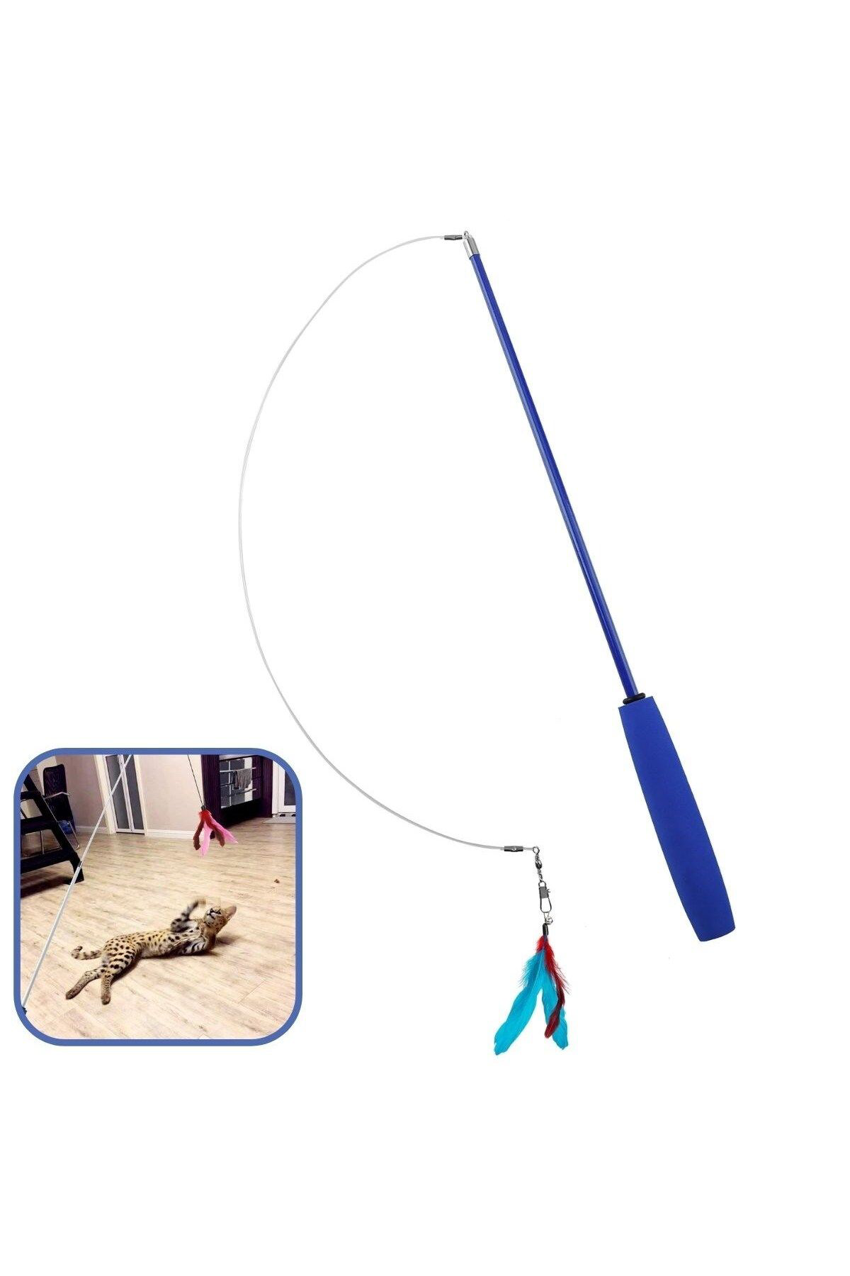 Ok Aksesuar Teleskopik Tüylü Ve Çanlı Boyu Ayarlanabilir Elastik Eğlenceli Pe