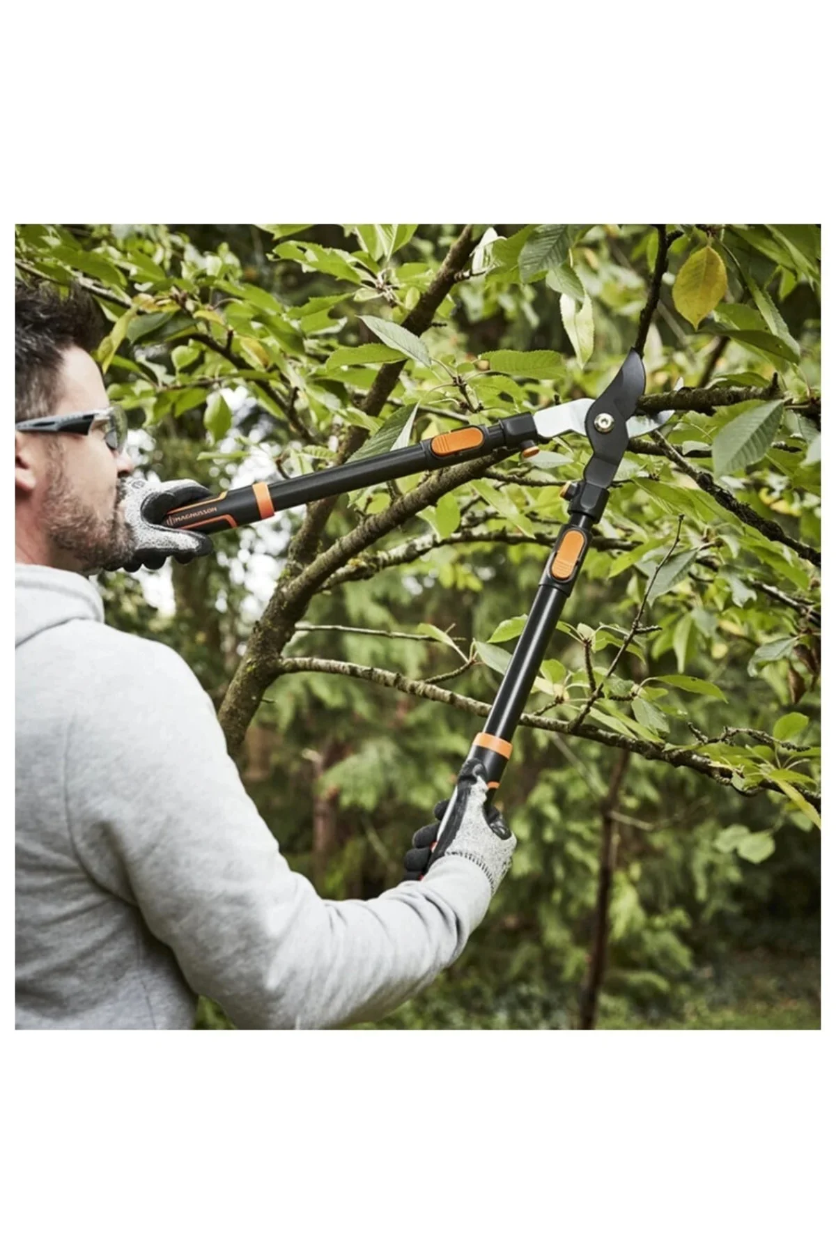 Teleskopik Yaş Dal Budama Makası 59,5 Cm-83.5 Cm Ayarlanabilir