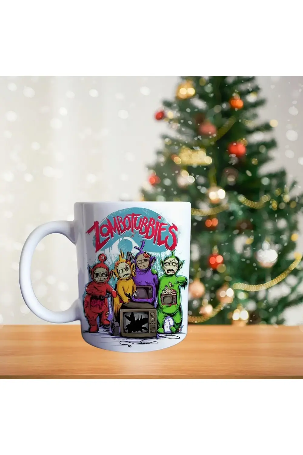 Teletabi - zombitabi - zombi oyuncak çizgi film temalı porselen k