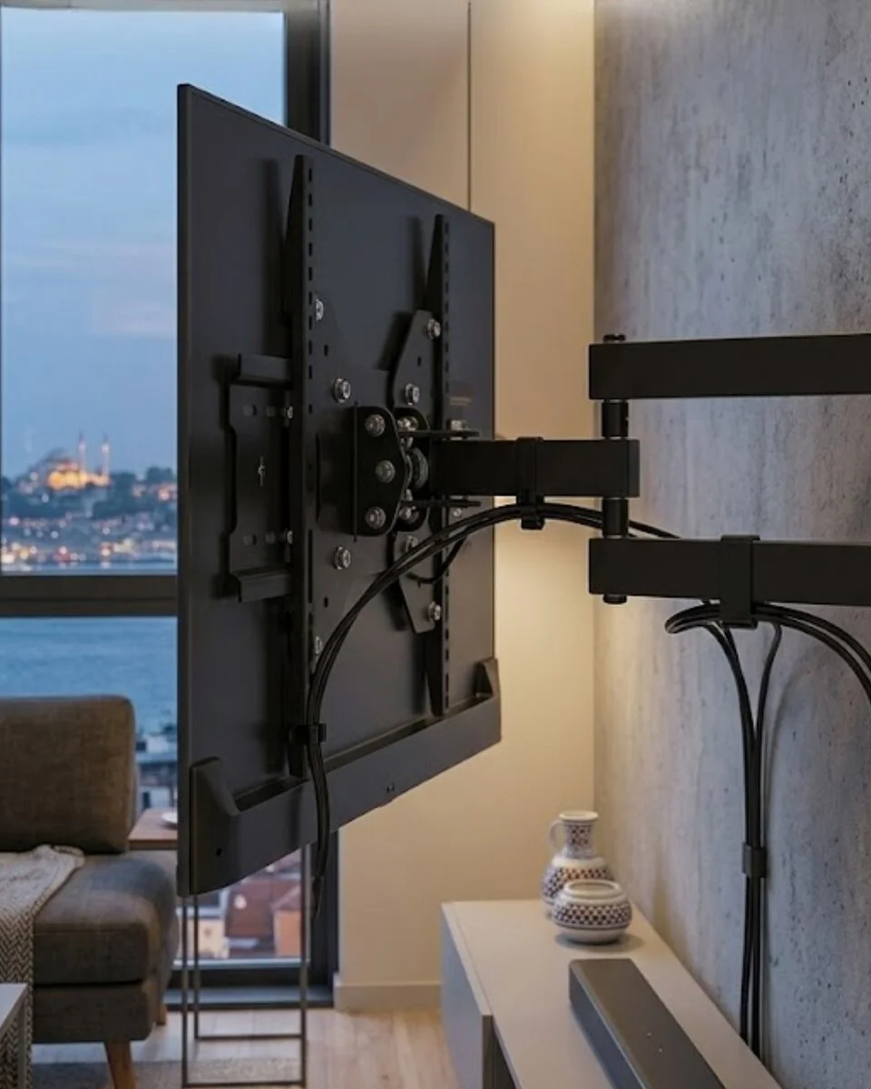 Televizyon Duvar Askı Aparatı Hareketli 27 55 İnç TV Askı Aparatı