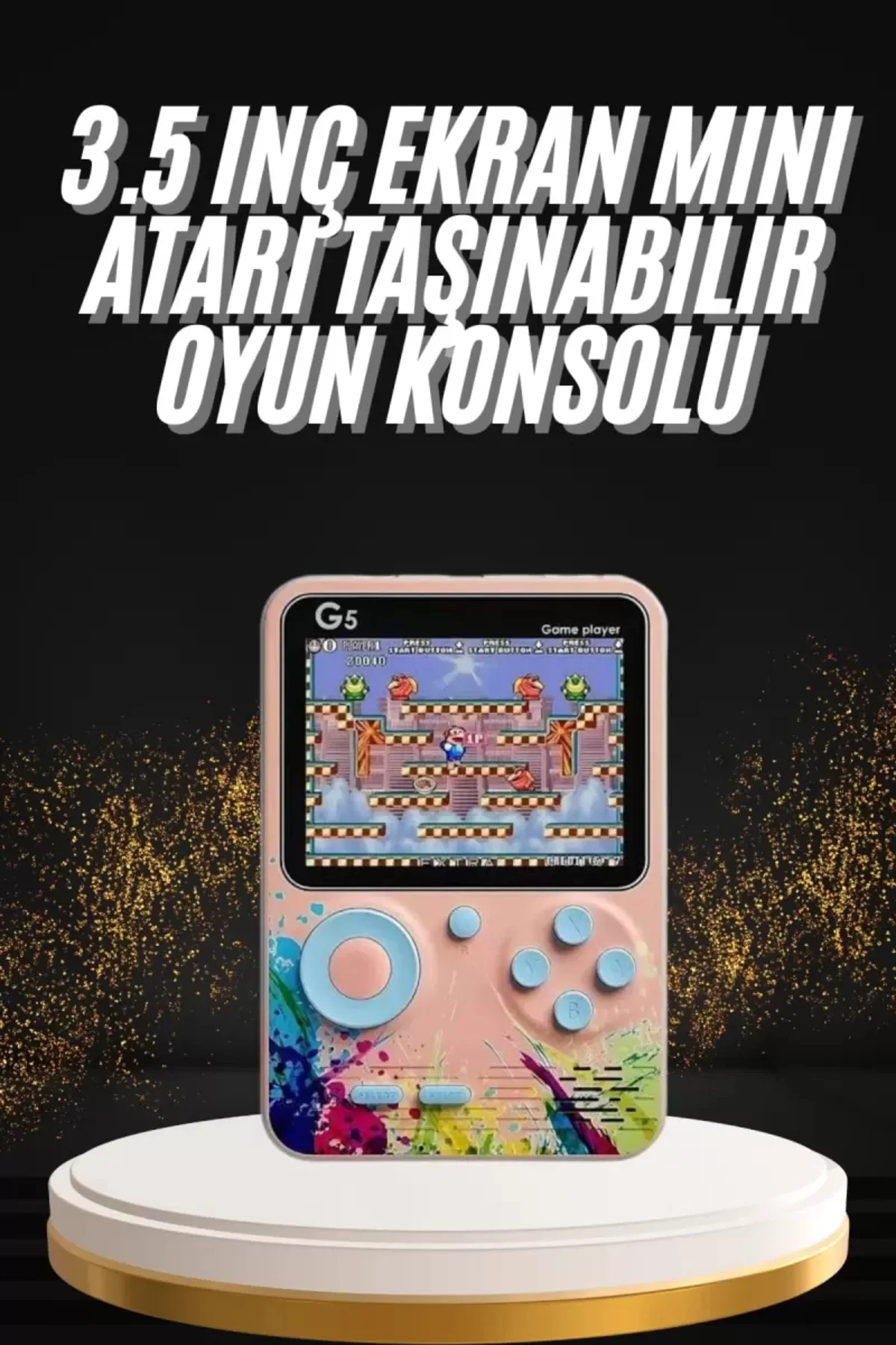 Televizyona Bağlanan Çift Joystick Taşınabilir Klasik Retro Oyunl