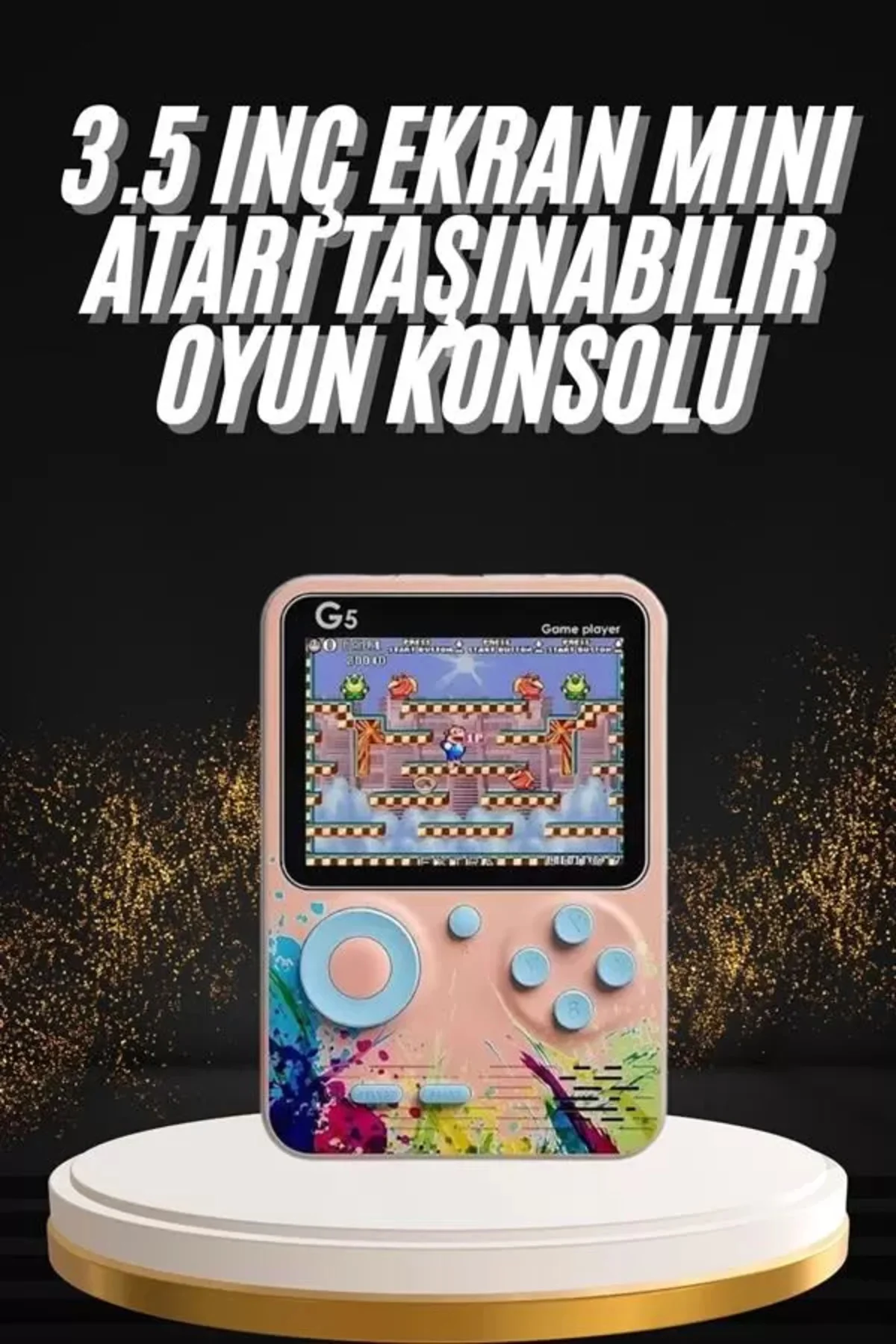 Televizyona Bağlanan Çift Joystick Taşınabilir Klasik Retro Oyunl