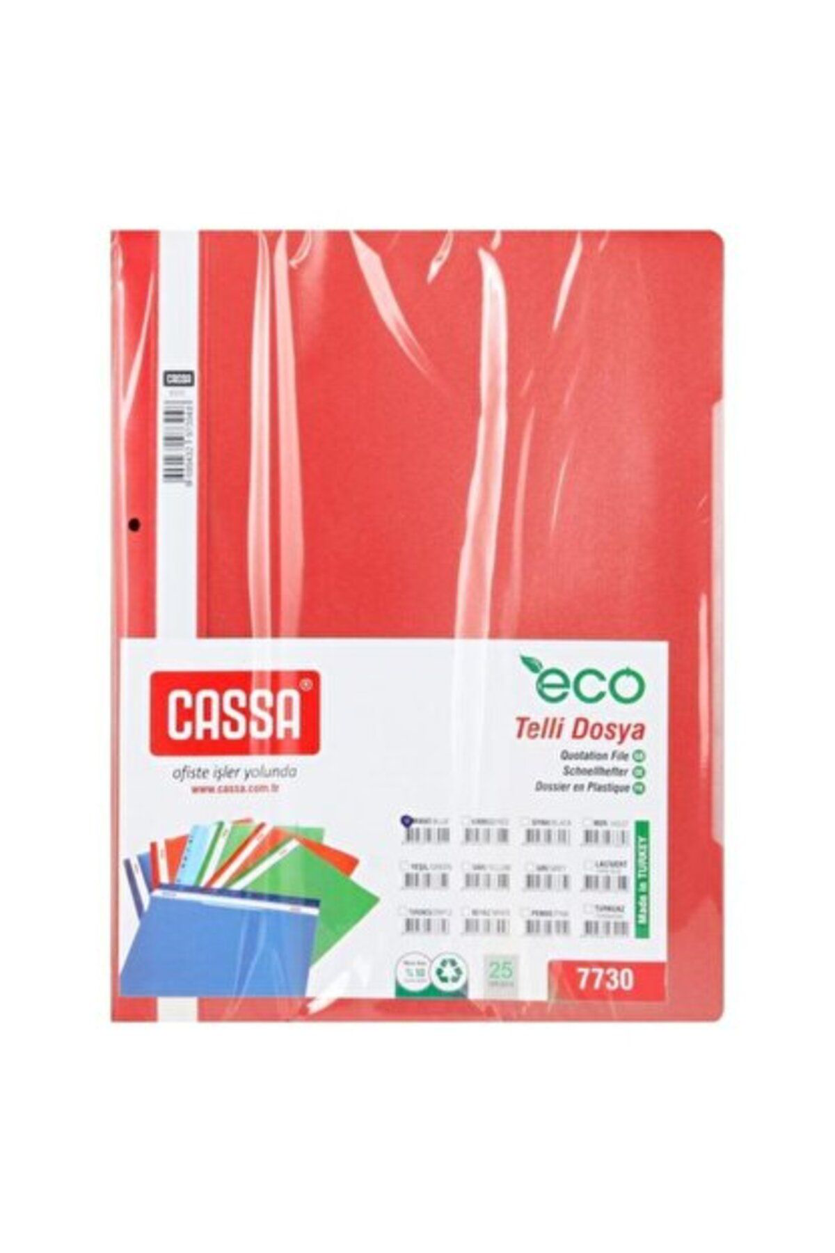 Sevimhome Telli Dosya Kırmızı 50'Li