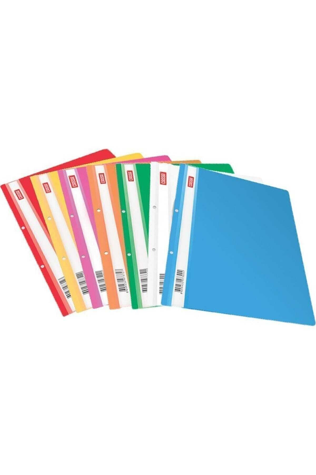 Telli Dosya Plastik Eco A4 Mavi 7730 - 50'li Paket