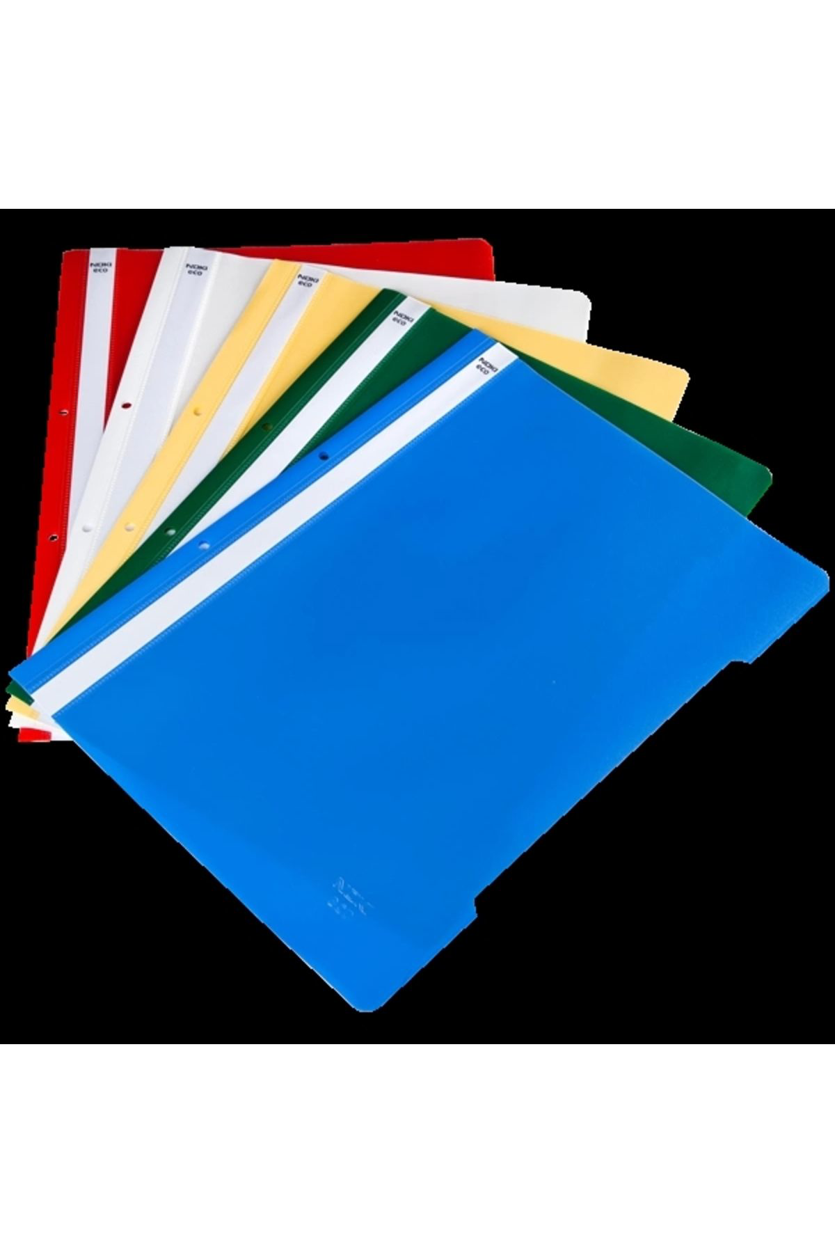 Telli Dosya Plastik Ekonomik A4 Mavi 50 Adet