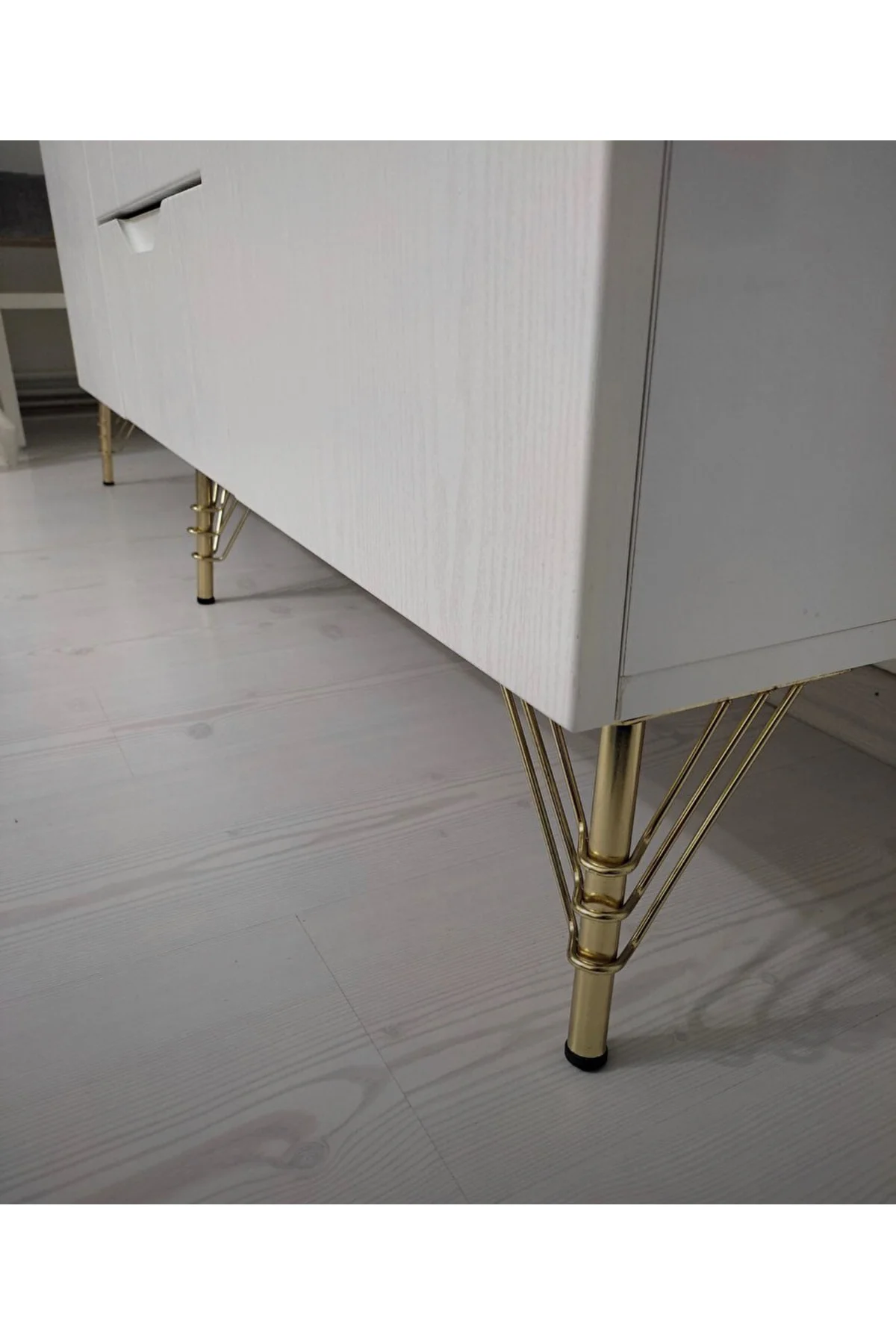Telli Gold Metal, Koltuk Ayak, Kanepe Ayak, Baza Ayak, Robot Süpü