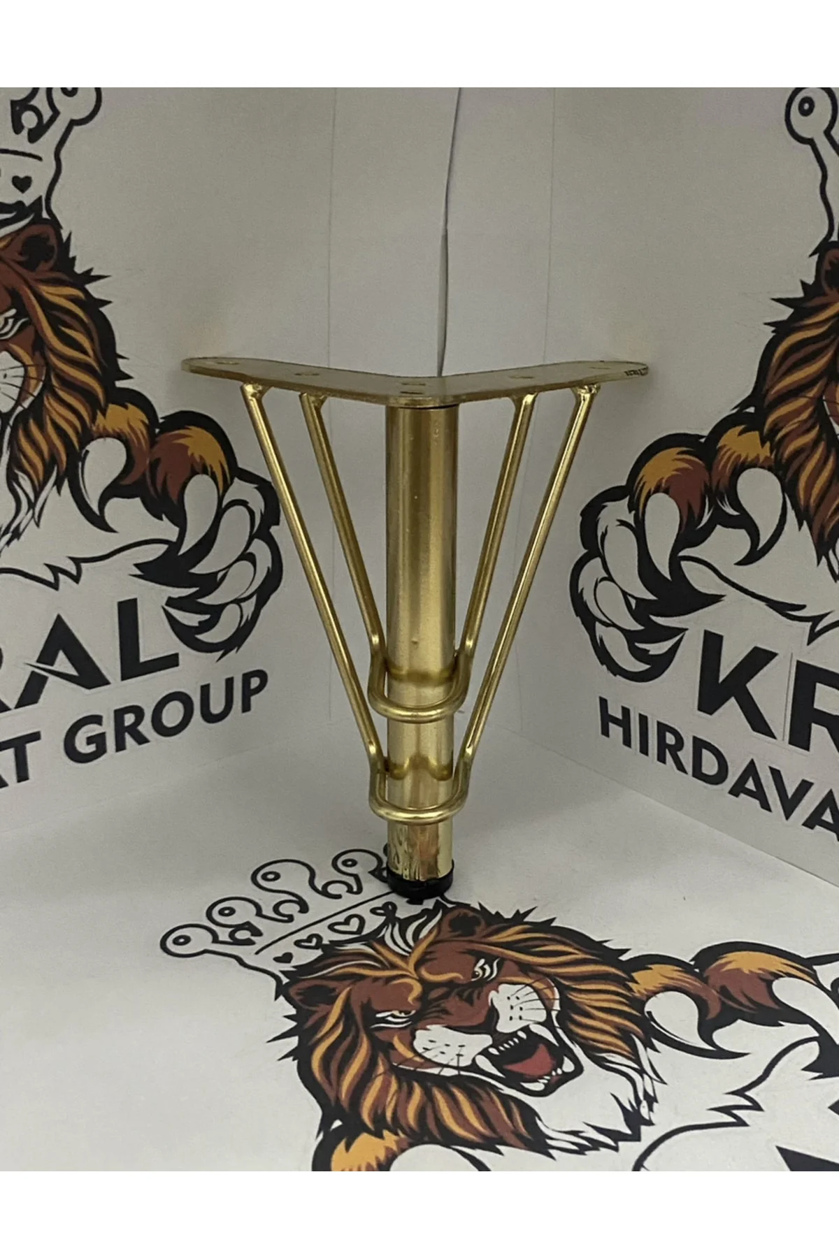 Telli Gold Metal, Koltuk Ayak, Kanepe Ayak, Baza Ayak, Robot Süpü