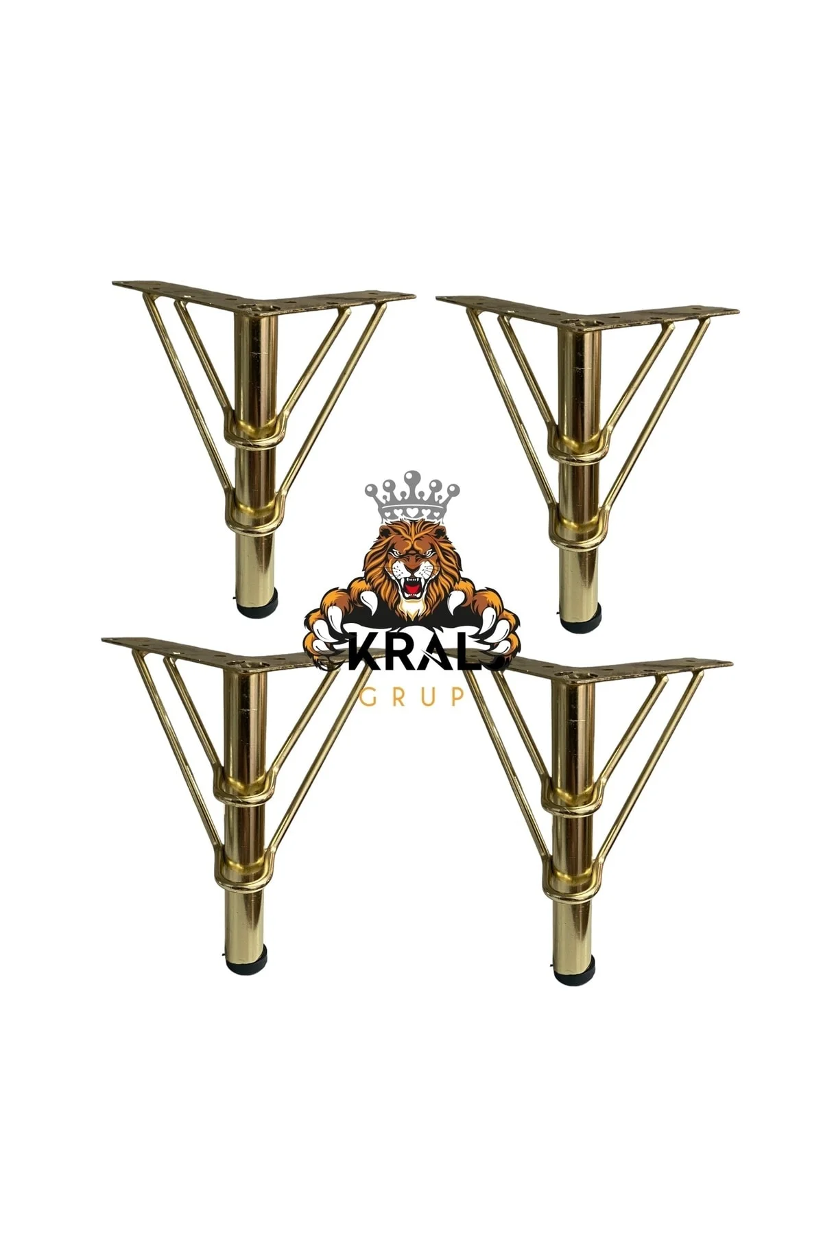 Telli Gold Metal, Koltuk Ayak, Kanepe Ayak, Baza Ayak, Robot Süpü
