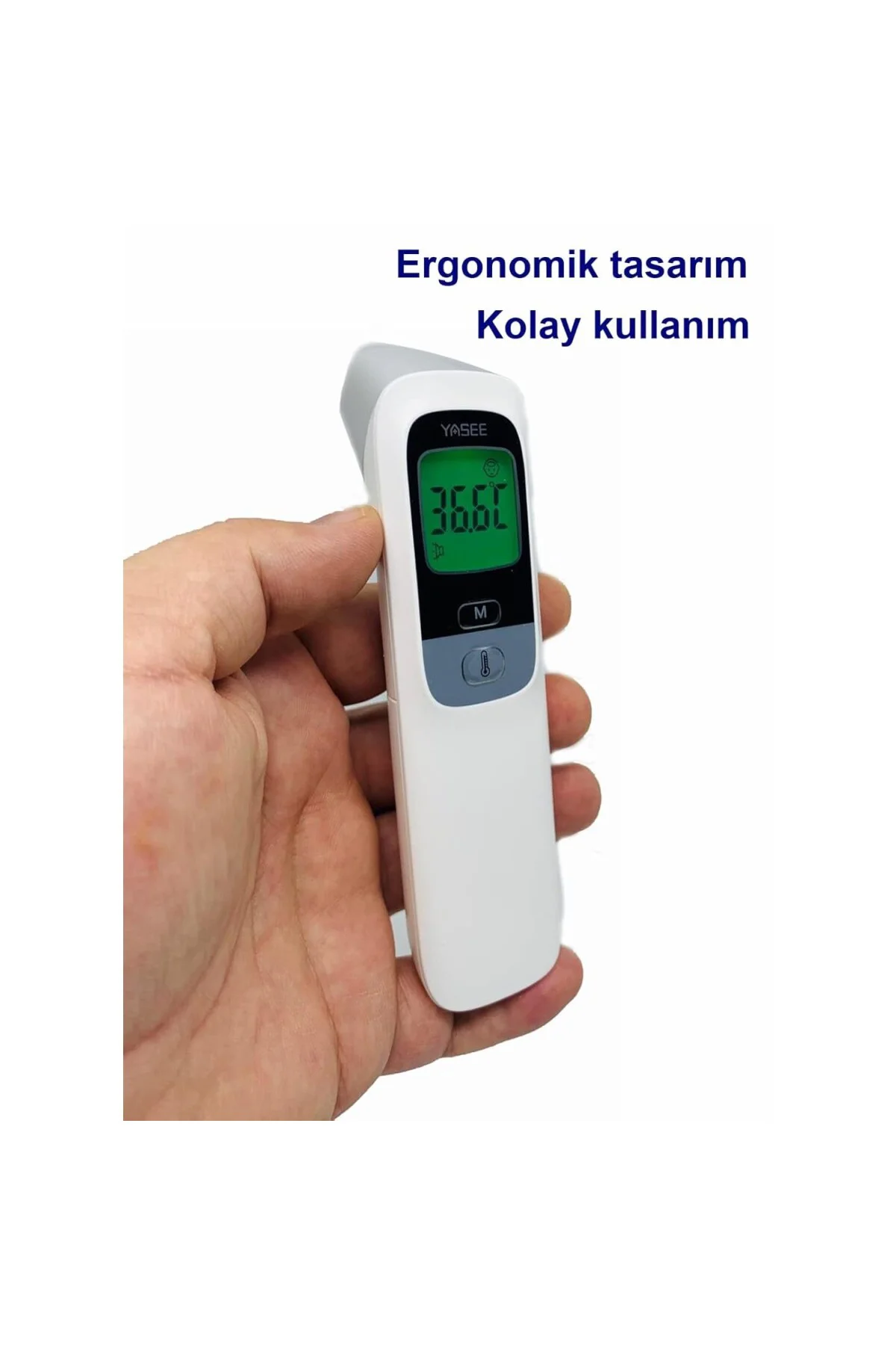 Temassız Ateş Ölçer Kızıl Ötesi Vücut Ve Alından Termometre Ft-10