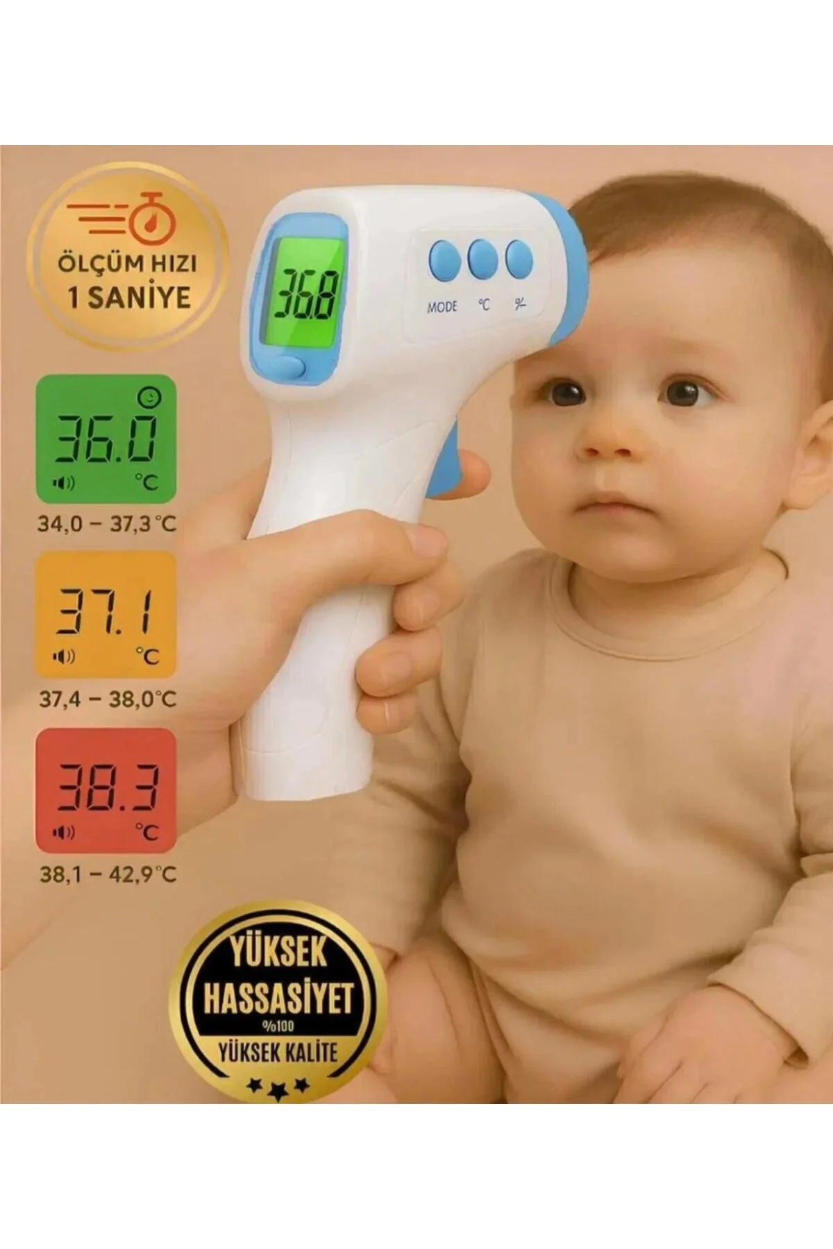 Temassız Ateş Ölçer Model No Hnk-tb-01